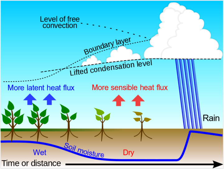 Boundary-layer clouds are part of a complex interaction of atmosphere and land that forms clouds and prompts (or suppresses) precipitation. 