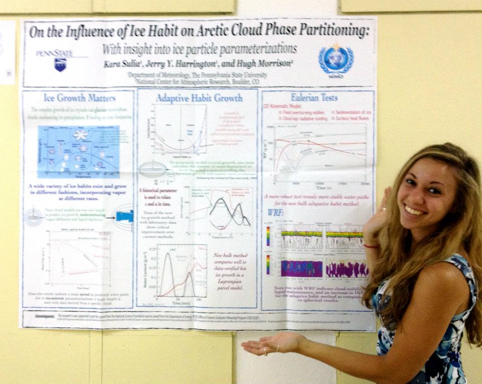 In 2011, while still in graduate school, Kara Sulia presented a paper that foreshadowed her current work on categorizing the shape (“habit”) of ice crystals.