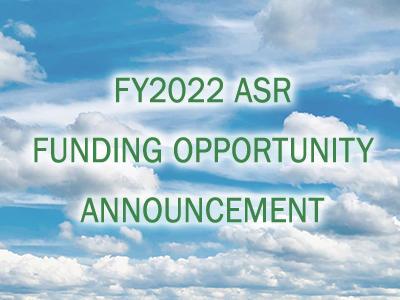 FY2022 ASR Funding Opportunity Announcement