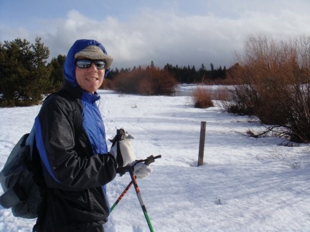 SAIL science lead Daniel Feldman was drawn to Colorado long before the campaign was proposed. Here, he pauses while cross-country skiing. 