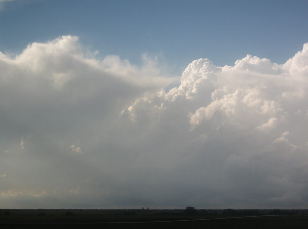 Clouds form over ARM’s Southern Great Plains atmospheric observatory, the origin of the Doppler and Raman lidar data that Lareau is using.