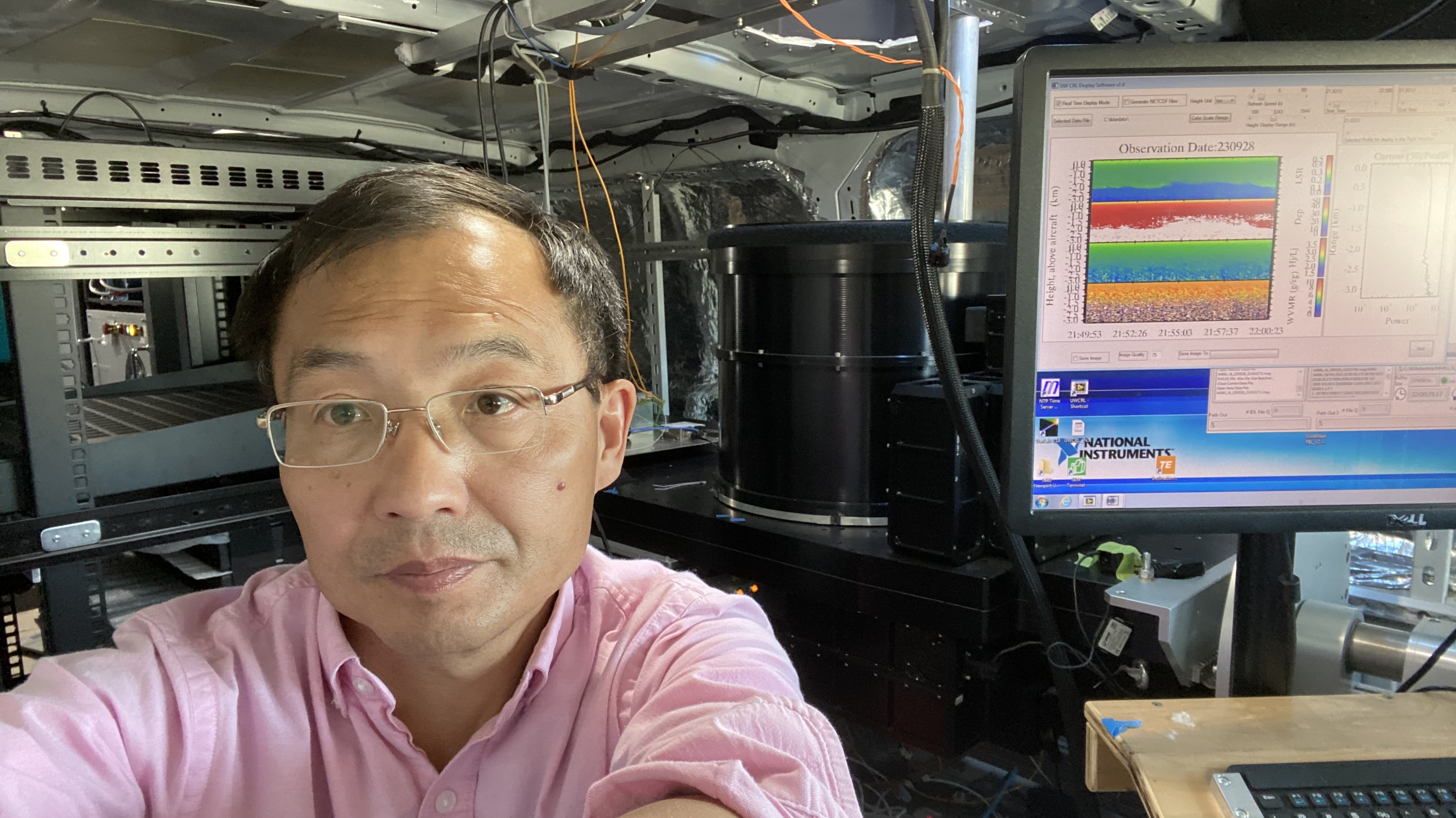 During his career, Wang has built and employed remote sensing instruments in the field. “Creating and using new cutting-edge instruments allows you to see a new dimension of the natural world, which is critical to advance science, especially for atmospheric science,” he says.