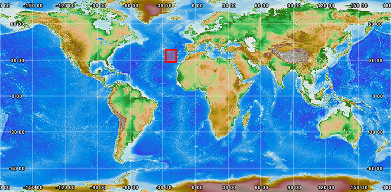 Outlined in red is the region of the Eastern North Atlantic investigated by the 1992 Atlantic Stratocumulus Transition Experiment (ASTEX), a formative early-career campaign for Miller. Map courtesy of Earth Observing Laboratory, National Center for Atmospheric Research.